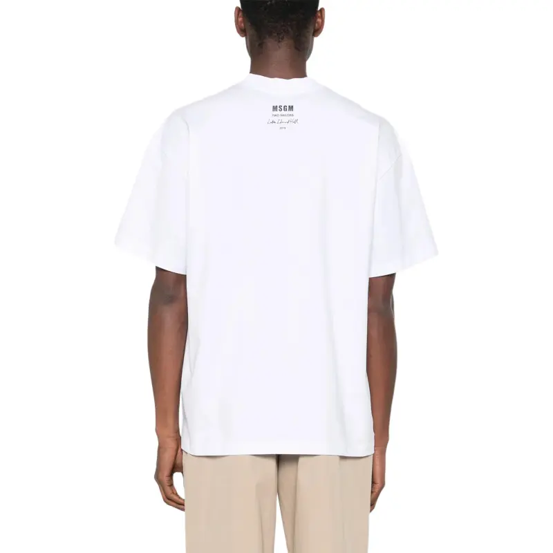 MSGM X Luke Edward Hall Sailors In Love Patch T shirt-2