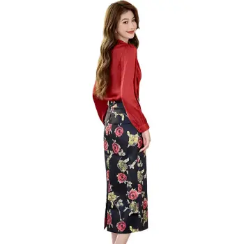 La Chapelle Two Piece Skirt Sets Women's
