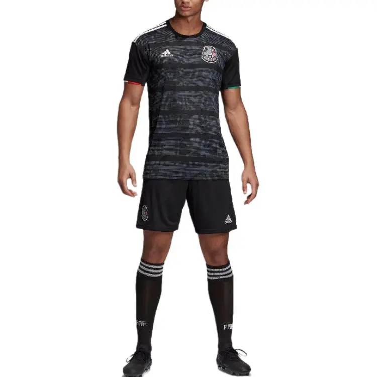 Adidas Mexico Soccer Jersey Men's Black-2