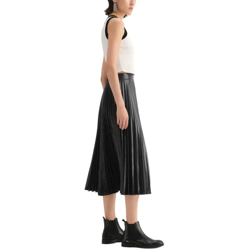 KARL LAGERFELD FW23 Casual Long Skirt Women's Blue-4