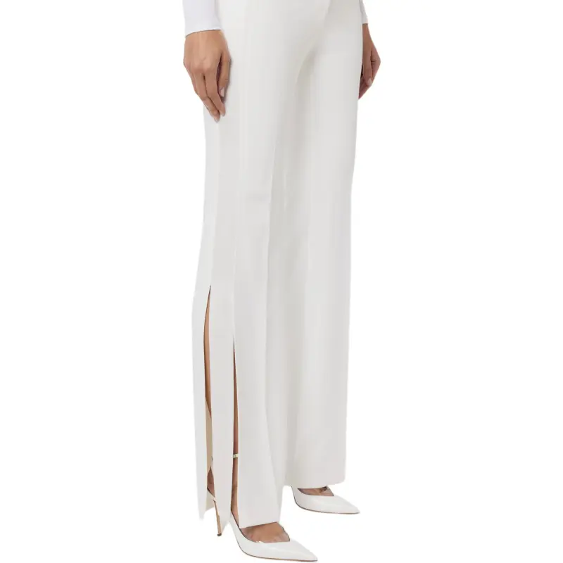 Elisabetta Franchi Crepe Flared Trousers-2