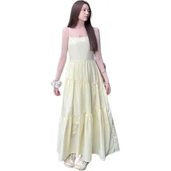 KAISER Slip Dresses Women's Yellow