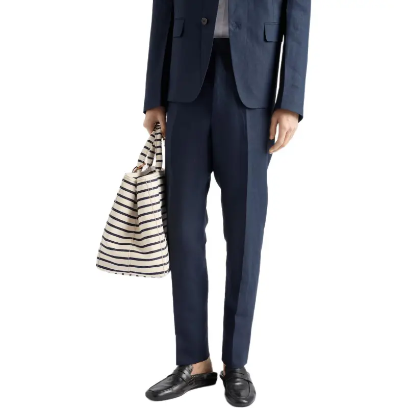 PRADA Suit Trouser Men's Marine Blue-3