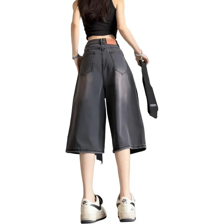 DJ.SPIRIT Denim Shorts Unisex-16