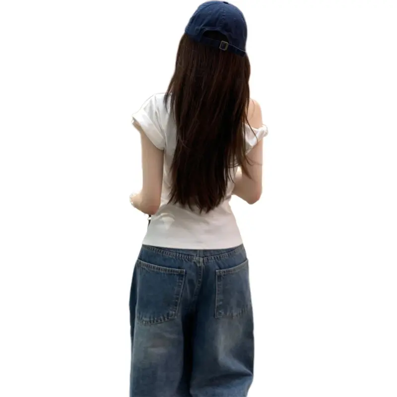 Mu Xiao Xin T Shirts Women's White-1