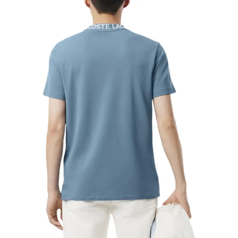LACOSTE Jacquard Branded Pique T shirt-3