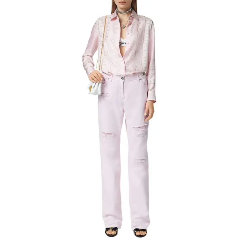 VERSACE Treasure Foulard Long Sleeved Shirt-2