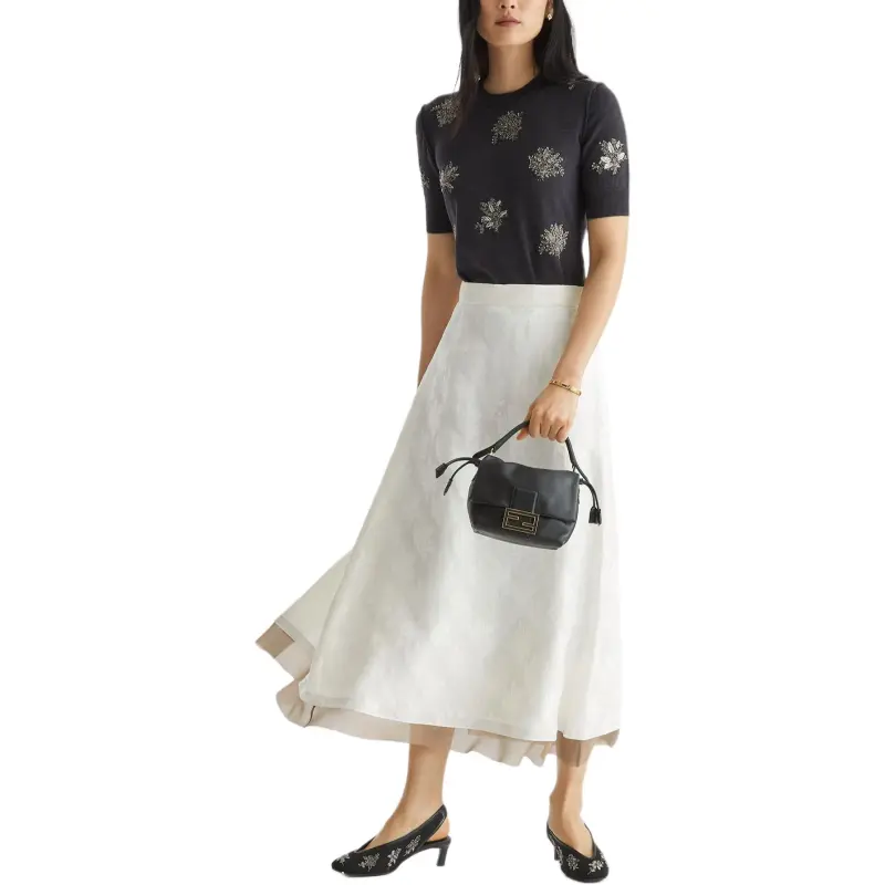 FENDI Floral embroidered Midi Dress-2