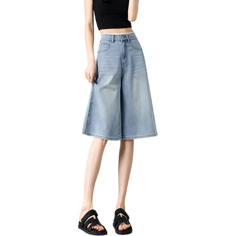 Weixi Jeans Women's Jade Sea Blue-3