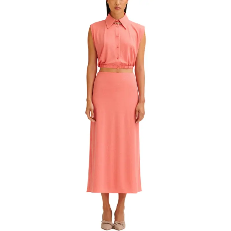 SCANLAN THEODORE Tinsel Crop Shirt Women's-1