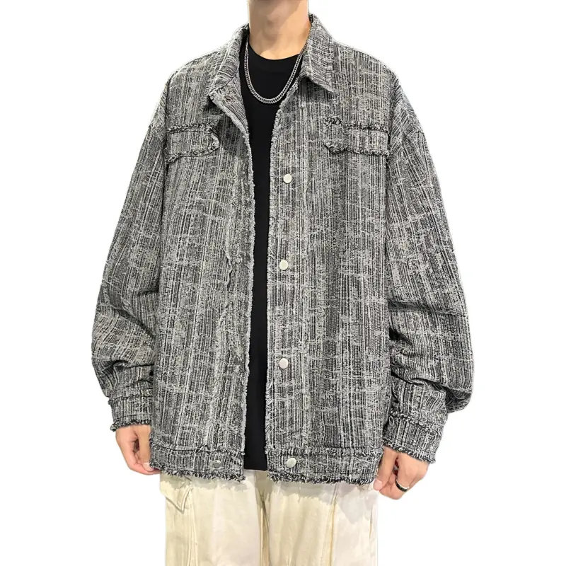 TESTUNG Denim Jackets Unisex-17