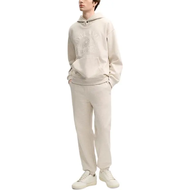 FILA FILA MILANO Italian Luxury Sports Collection Casual Pants Men's Light Khaki Heather Gray-1