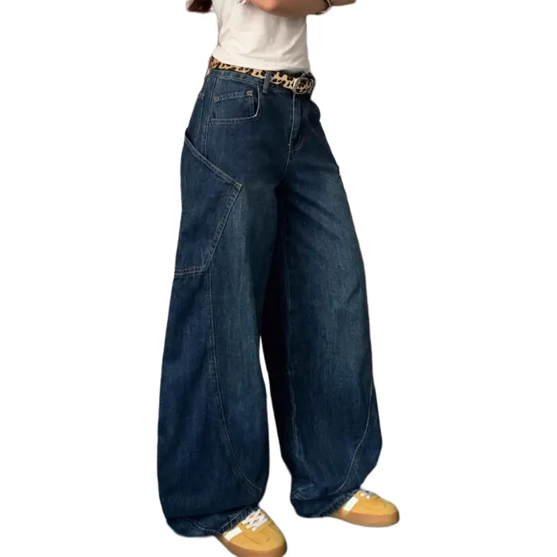 HAPPY PARTY Jeans Unisex Blue-5