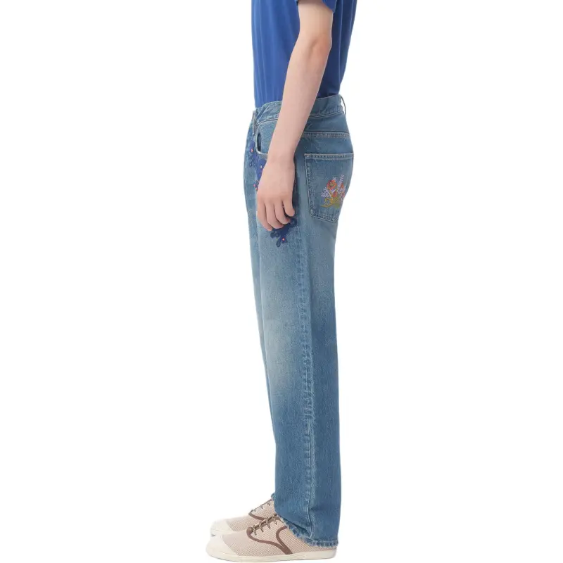 Valentino SS25 Jeans Men's Blue-4