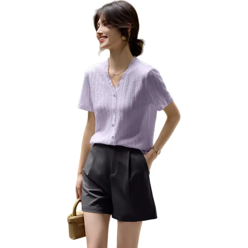 XWI Casual Suits Women's Purple+Gray-3