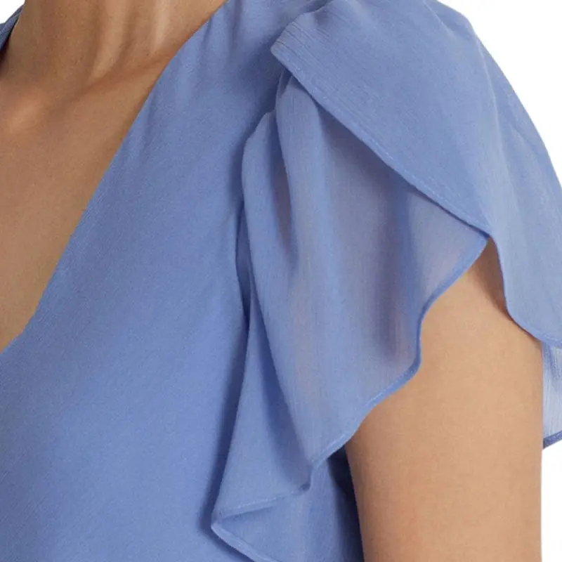 Polo Ralph Lauren SS23 Short-Sleeved Dresses Women's Blue-4