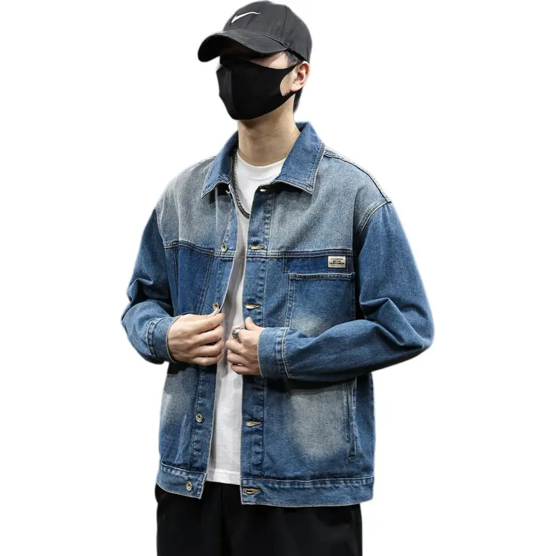 Tonlion Denim Jacket Unisex Medium Blue-0