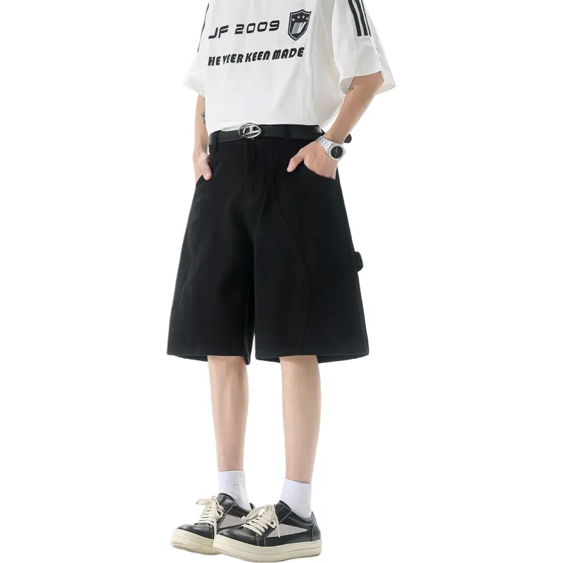 Nuthink Denim Shorts Unisex-9