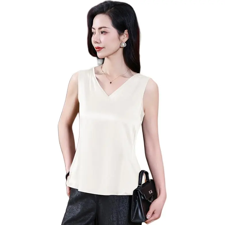 Yi Mengyuan Silk Tank Top Women's-5