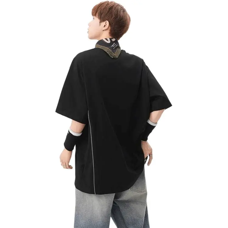 DARK HORSE Half Sleeve Versatile Couple Casual Top Unisex-1