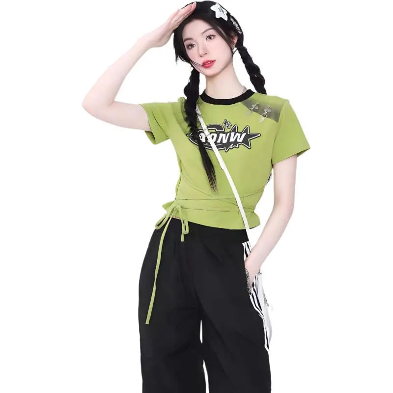 KYKW Set in Sleeve T Shirt Women's-3