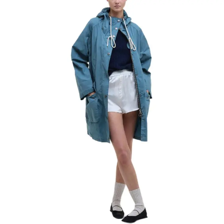 BARBOUR x Alexa Chung Jackets & Coats Women's Blue-1
