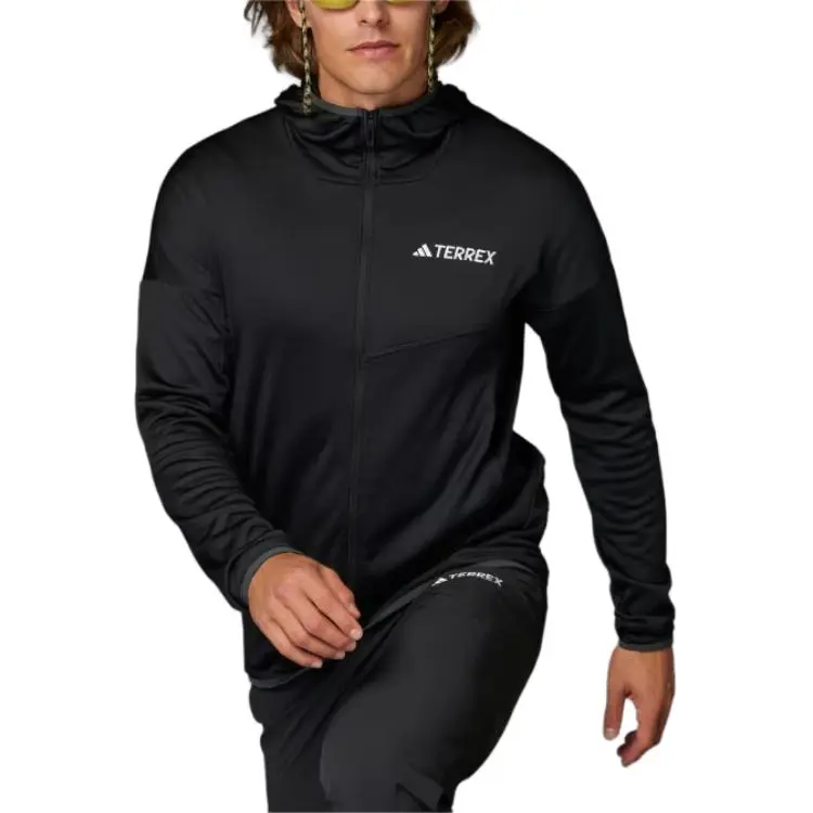 Adidas Free Shipping With AdiClub Terrex Xperior Climawarm Light Fleece Hooded Jacket-1