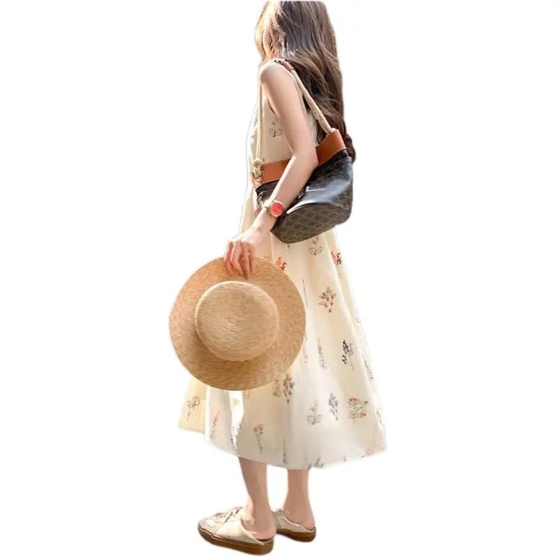 Dior Beauty Sleeveless Dress Women's Multicolor-1
