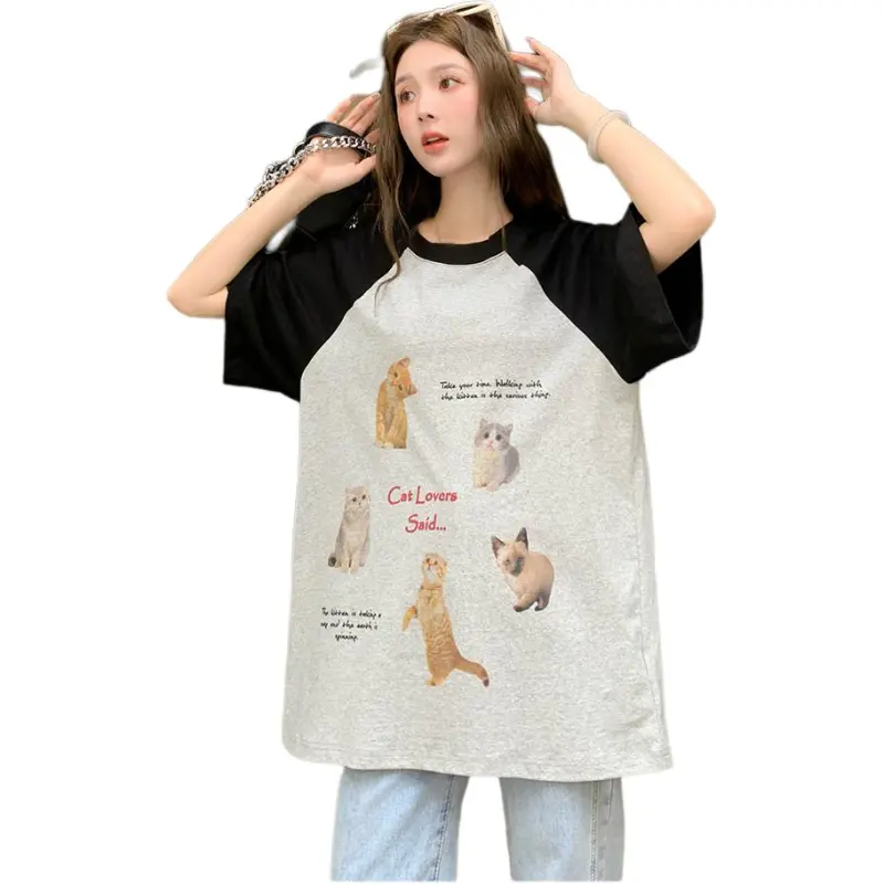Mu Xiao Xin T Shirt Women's 5 Pack Kitten-4