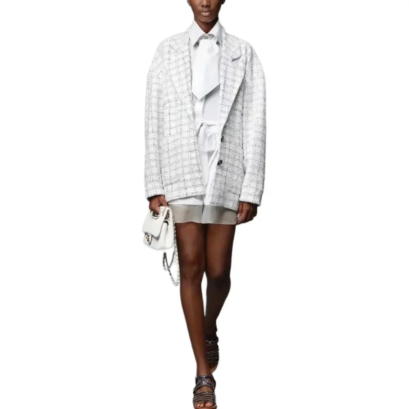 CHANEL 20P Jackets & Coats Women's White-2
