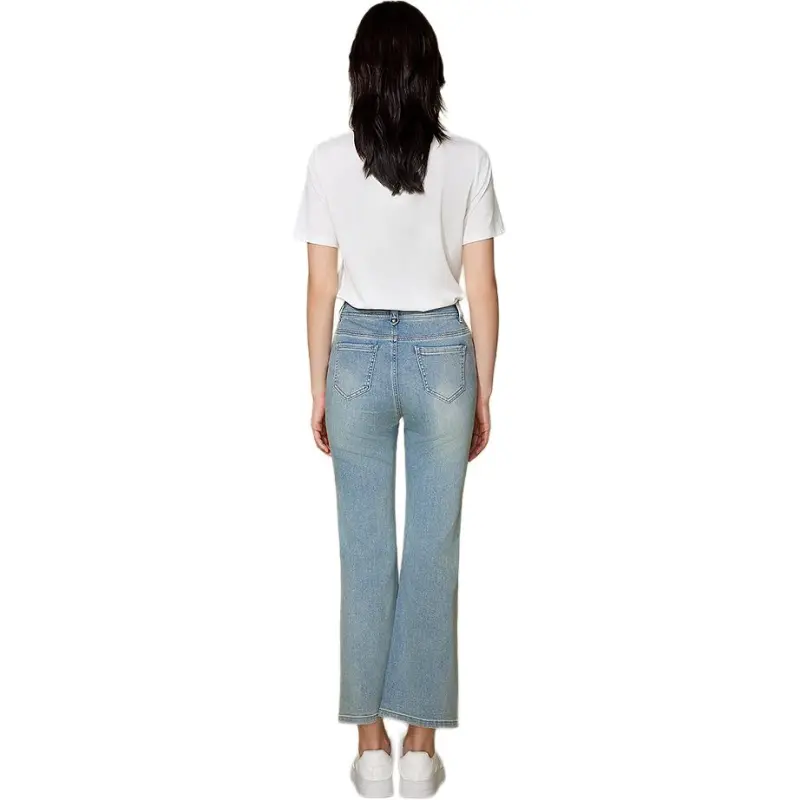 BBLLUUEE Regular T Shirt Women's Crescent White-1
