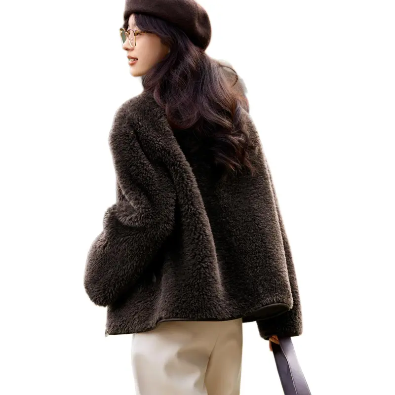 Mo Han Yi Mei Velvet feel Coat Women's Ultimate Gray-1