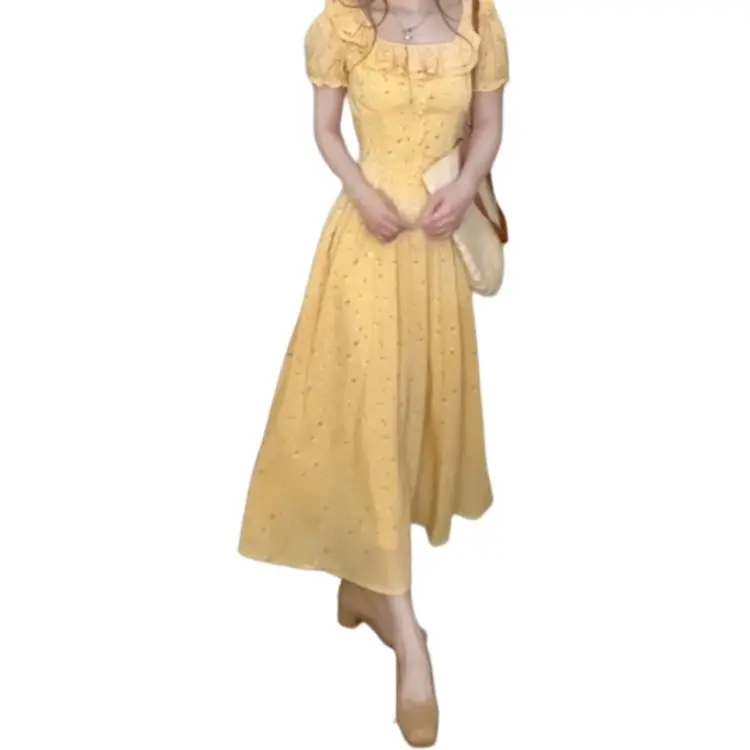 Dior Beauty Dress Women's Yellow-3