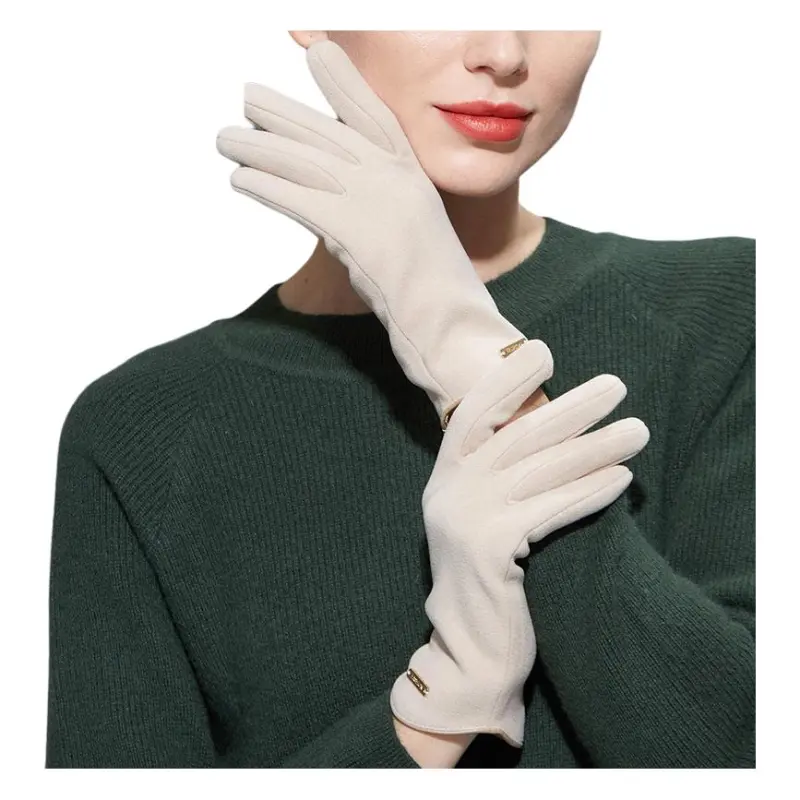 H YXIANG Dralon Knit Gloves Women's-9