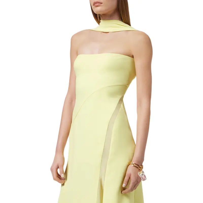 VERSACE Bustier Midi Dress-3