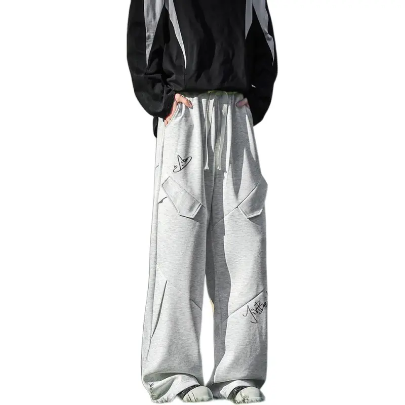 JINBEILE Casual Pants Unisex-8