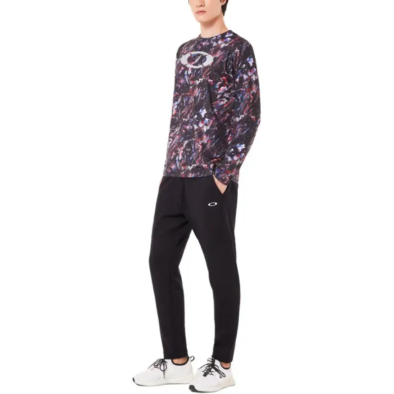 Oakley FW24 Striking Warm Fleece Casual Pants Men's Black-6