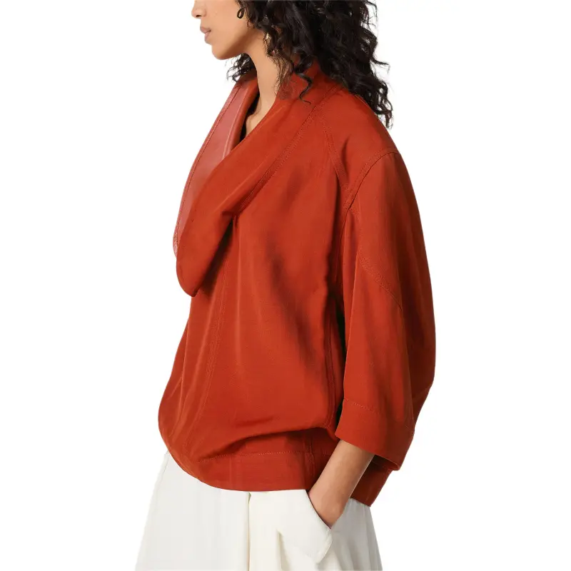 Bottega Veneta SS25 Shirt Women's Red Copper-0