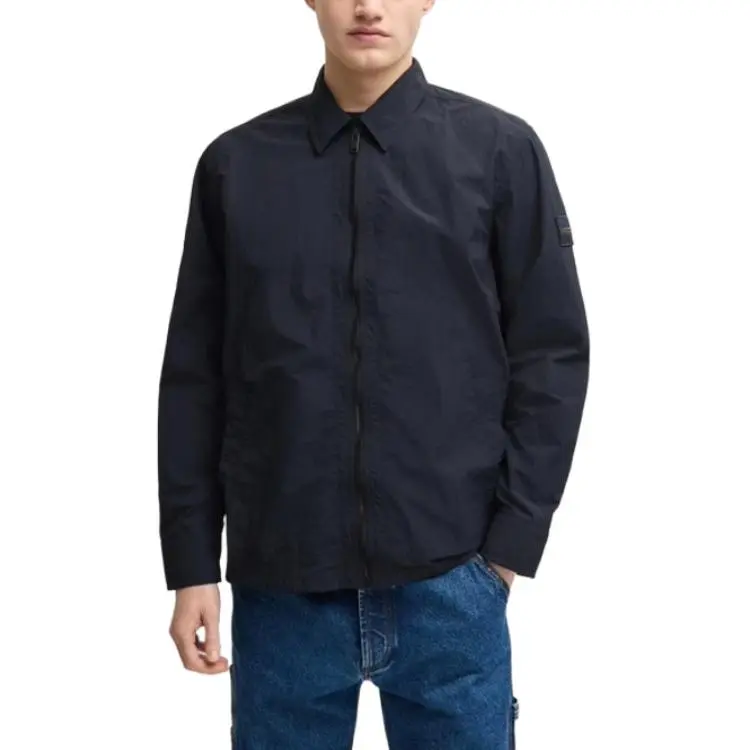HUGO BOSS SS25 Shirt Men's Blue-2