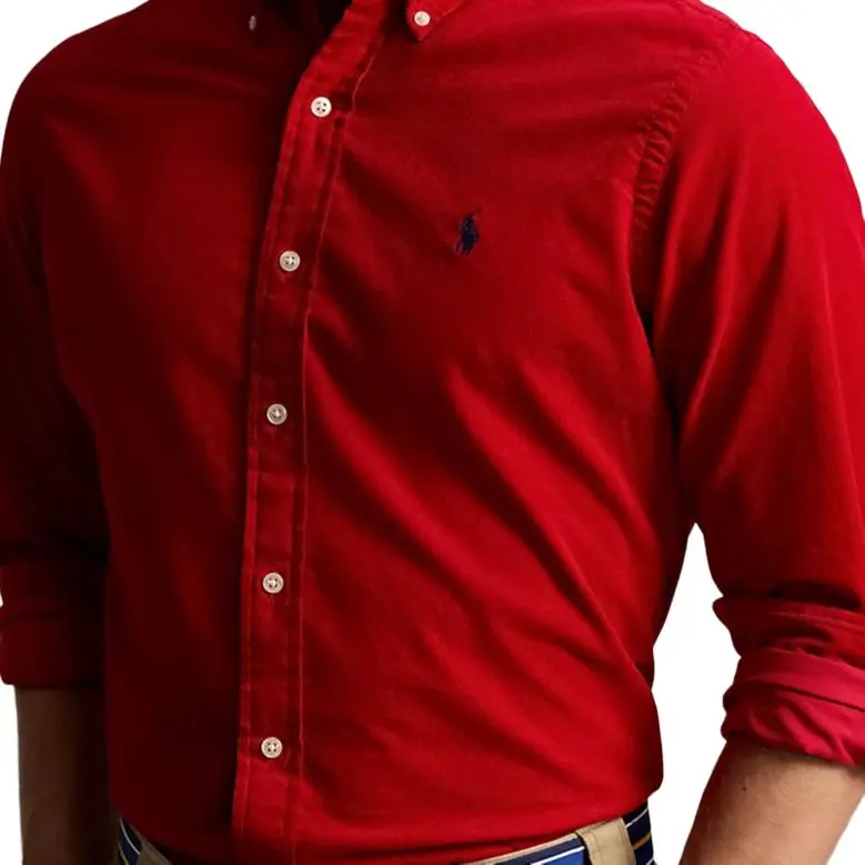 Polo Ralph Lauren SS22 Shirt Men's Red-4