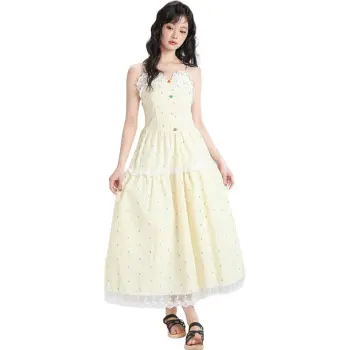 JECCI FIVE Slip Dresses Women's Light Yellow