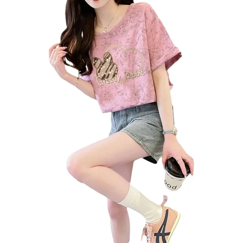 KAISER Drop Shoulder Sleeve T Shirt Women's-3