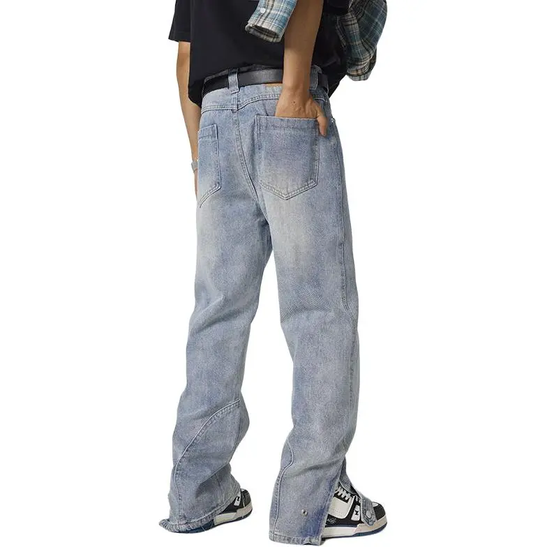 SONGS ALONG Jeans Unisex Blue-1