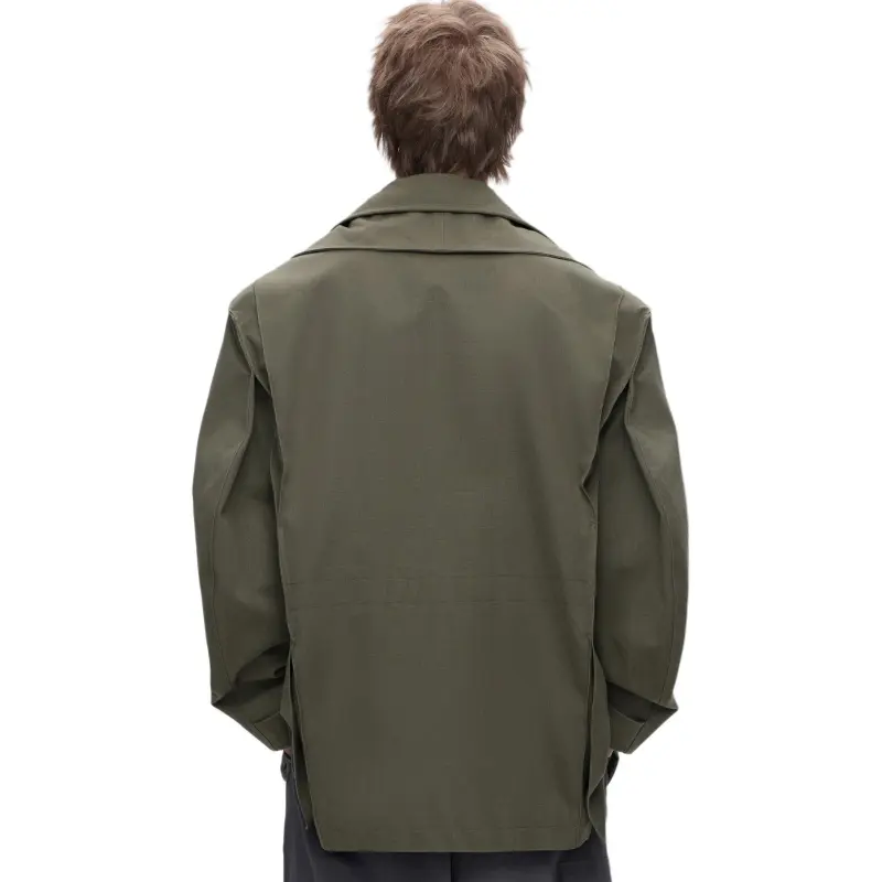 Dupu Contracted Jacket Men's 5010076 Army Green-1