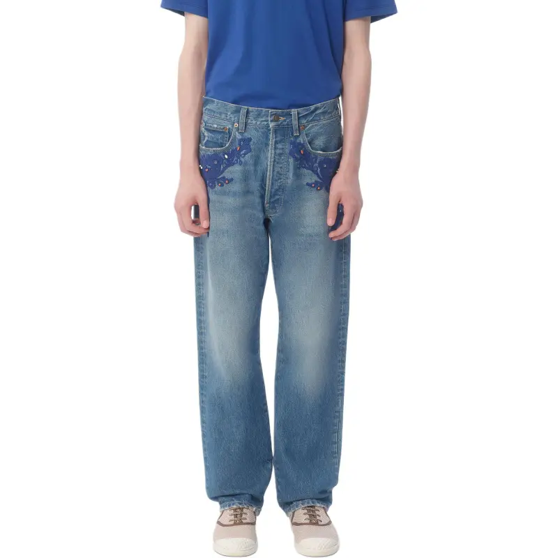 Valentino SS25 Jeans Men's Blue-2