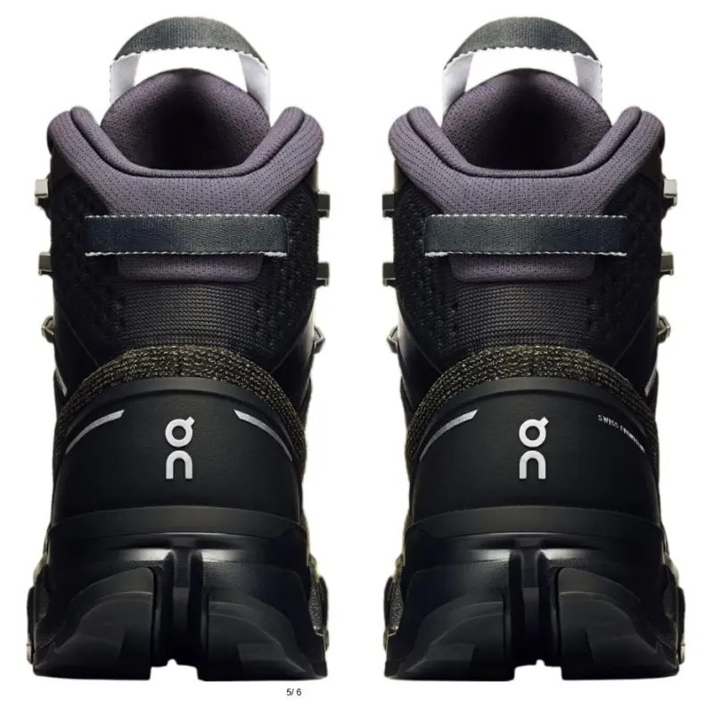 On Running Cloudrock Trek Waterproof Black Women's-4