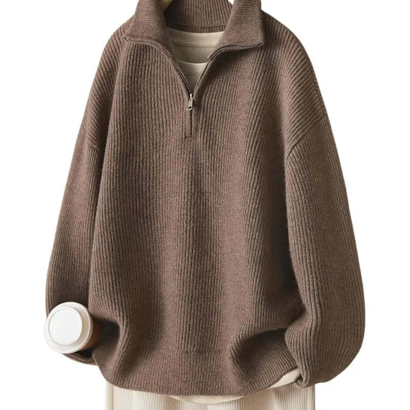 IHIMI Knitwear Women's Light Coffee-1