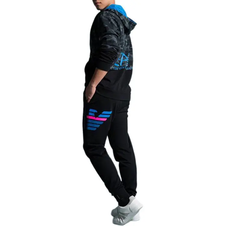 EMPORIO ARMANI EA7 Casual Pants Men's Black-4