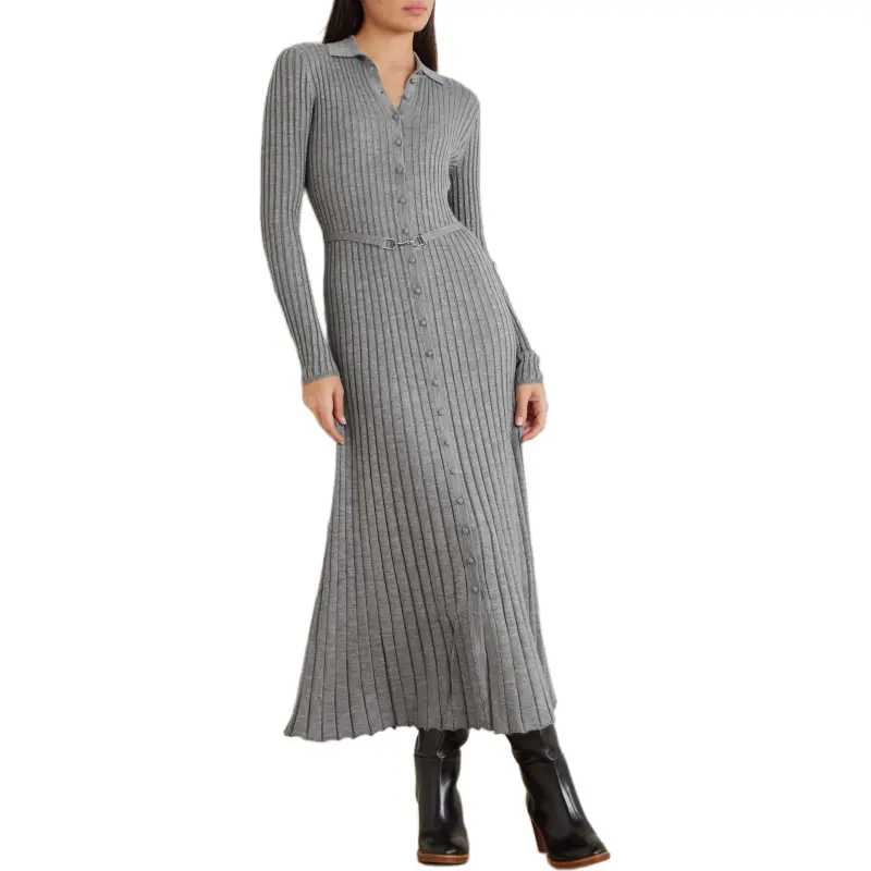 NILI LOTAN Long Sleeved Dresses Women's Gray-1