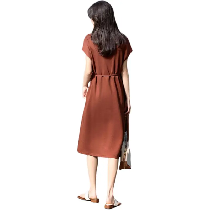 XWI Short Sleeved Dress Women's Ancora Red-1